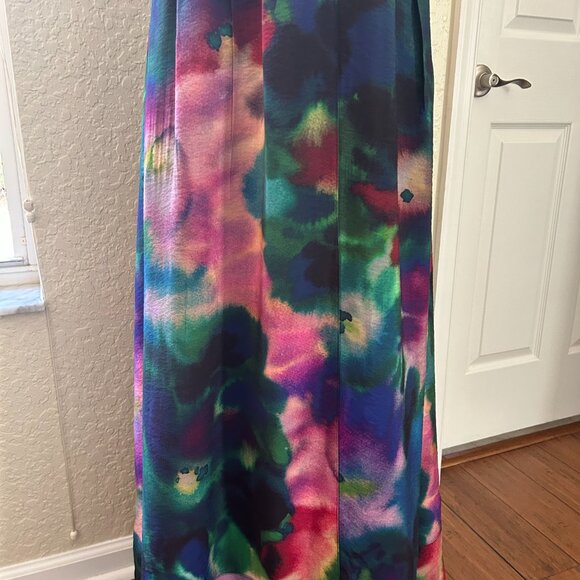 Anthropologie watercolor Maxi Dress - Picture 5 of 9